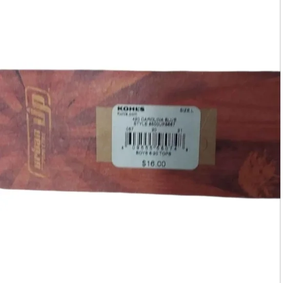 NWT Urban Pipeline Blue Diamond Skull Graphic Long Sleeve Tee - Picture 4 of 4